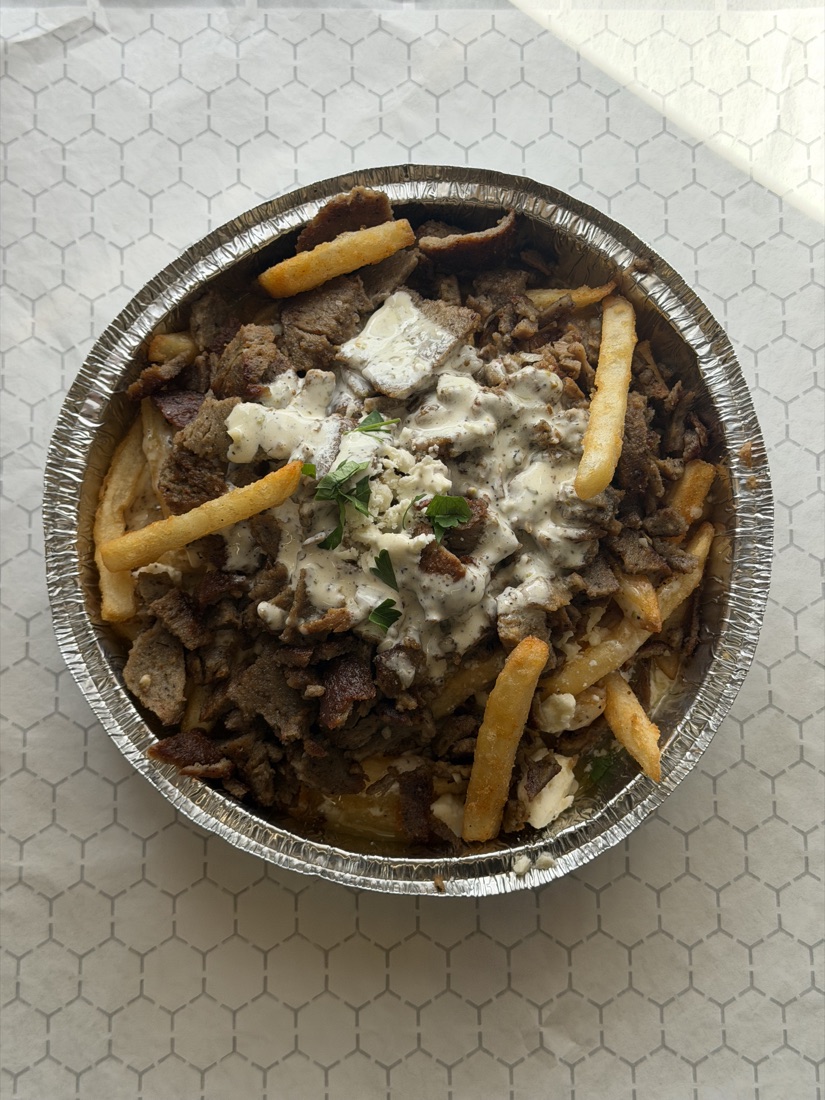 Loaded gyro fries